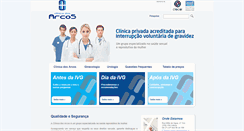 Desktop Screenshot of clinicadosarcos.com